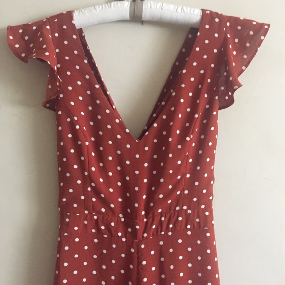 Beautiful Polka Dots Jumpsuit, NWOT - Picture 3 of 5